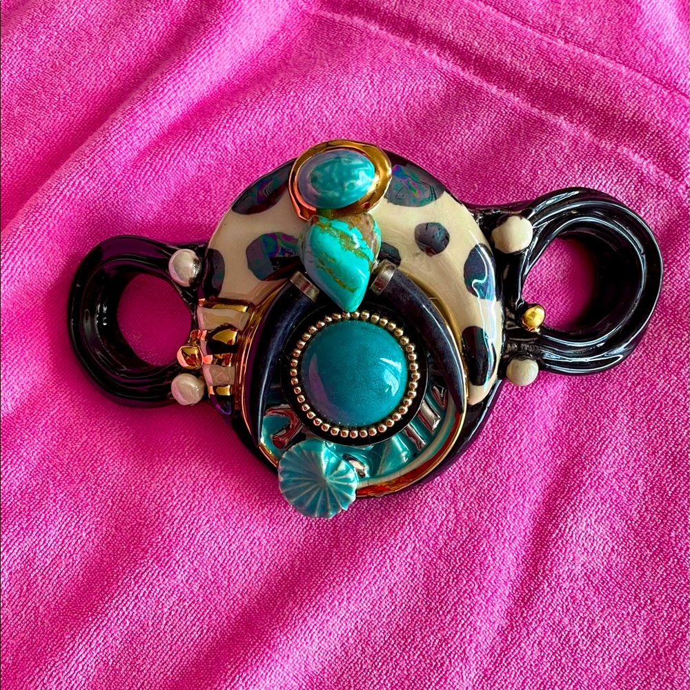 Handmade Wearable Art, can be worn on a belt, tie
